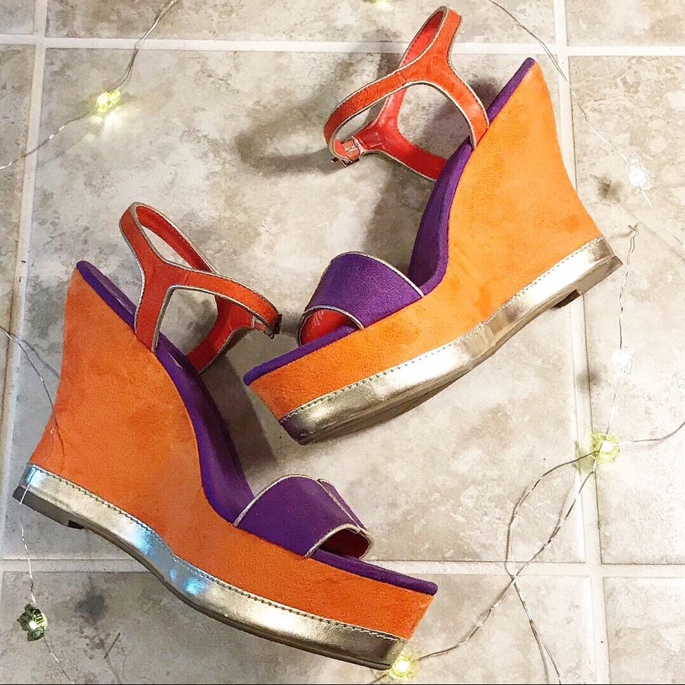Jennifer Lopez Peep Toe Strappy Wedges